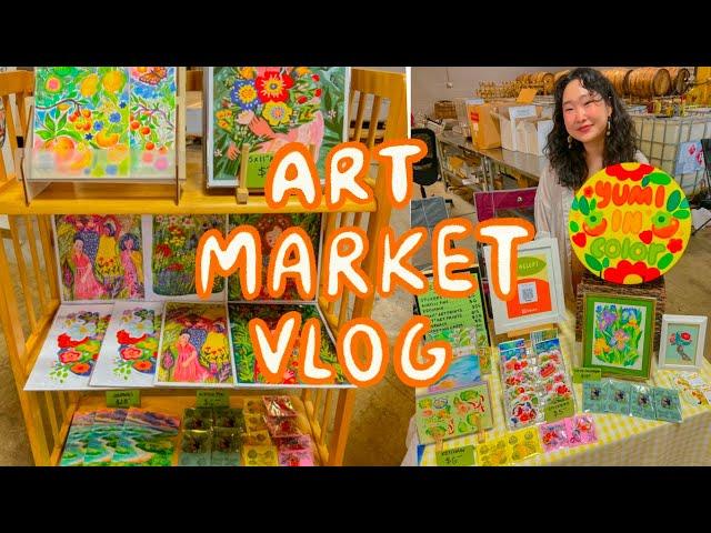 art market vlog 