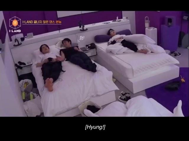 [I-LAND] EP5. Jungwon Popping While Sleeping