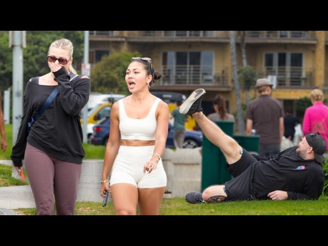 Funny WET FART Prank at the Beach! Welcome to the BBQ!!