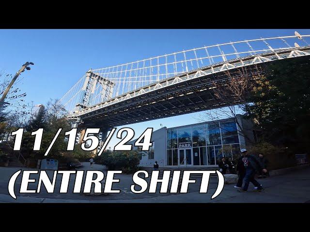 11/15/24 - Full shift (all parts) - EUC FOOD DELIVERY, NYC