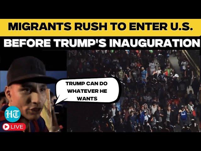 US News LIVE | Thousands of Migrants Rush to Cross US Border Before Trump Inauguration | Mexico