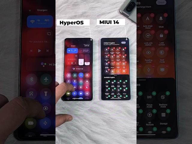 HyperOS Vs MIUI 14 Side-By-Side Comparison
