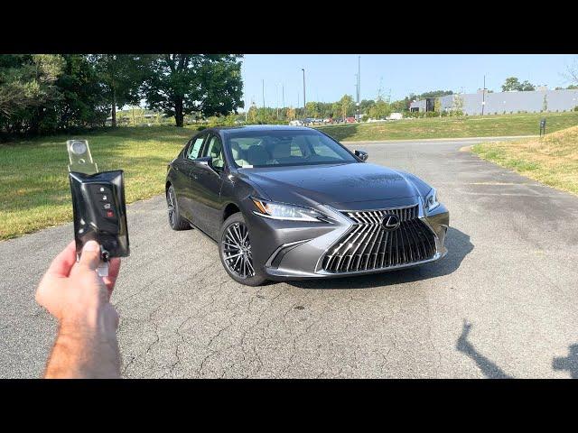 2025 Lexus ES350: Start Up, Test Drive, Walkaround, POV and Review