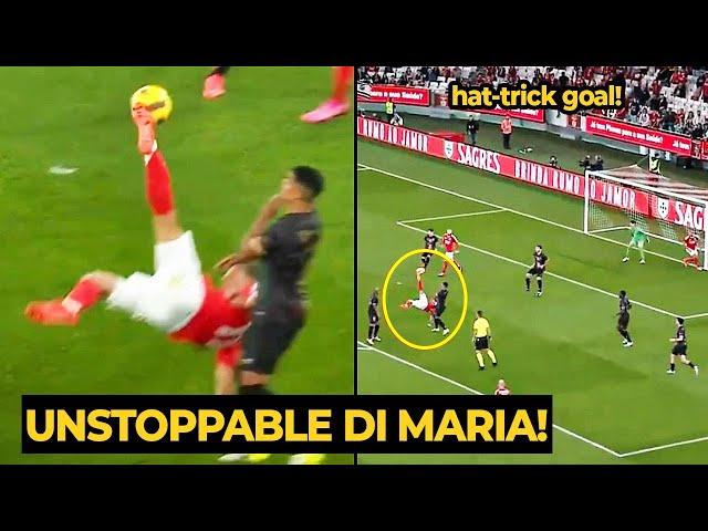 Di Maria scored HAT-TRICK with bicycle kick goal against Estrela Amadora last night | Football News