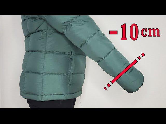 How to shorten the sleeves of a lined jacket/garment repair tricks