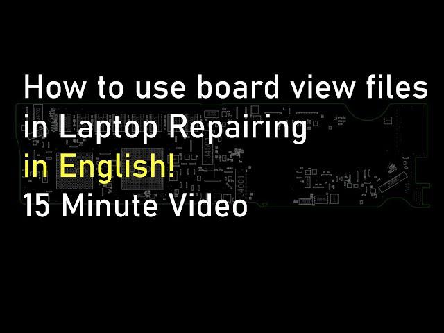 How to use board view files in Laptop Repairing