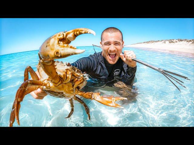 Catch And Cook With Hand Spear On Remote Island