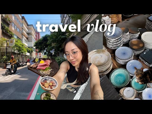 7 DAYS IN JAPAN & TAIWAN | travel itinerary, best food, ceramics & exploring tokyo & taipei
