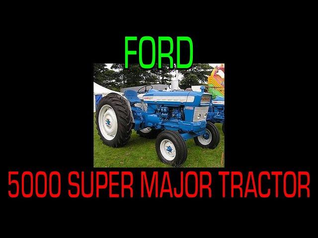 Ford 5000 (1965-1968) Tractor Specifications and Information