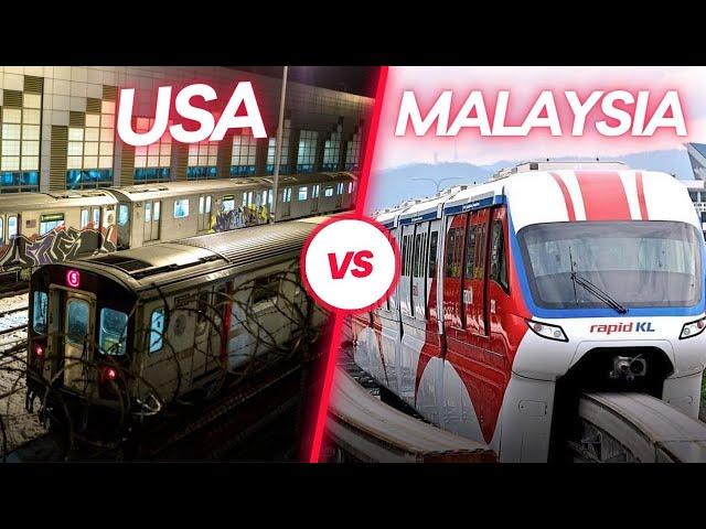 We CAN'T Believe Kuala Lumpur, Malaysia metro (USA Jealous)