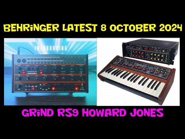 Latest Behringer News 8 October 2024