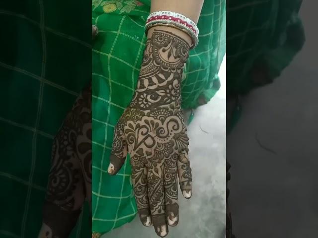 beautiful bridal mehndi design  #shortvideo #viral #simran art of mehendi