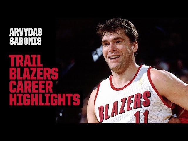 Arvydas Sabonis Trail Blazers Career Highlights