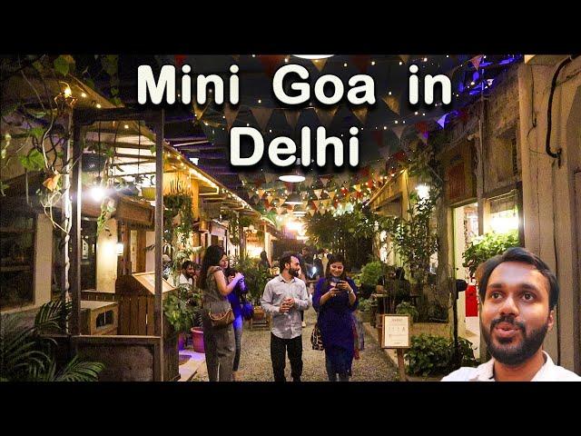 Champa Gali Delhi | Places to Visit in Delhi | Champa Gali Best Cafe | Champa Gali Saket Delhi Night