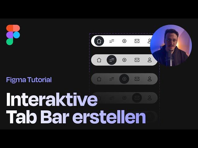 Interaktive Tab Bar in Figma (mit Auto Layout und Animation)