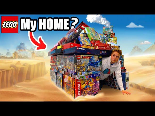 I built a HOUSE using only LEGO Boxes...