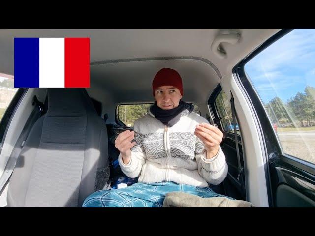 Getting Cold - car camping in the French Pyrenees