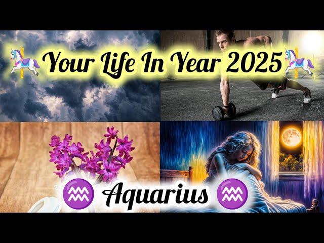  AQUARIUS  (कुम्भ राशिफल) 🪐YOUR LIFE IN YEAR 2025  OVERALL PREDICTION  #aquarius #tarot