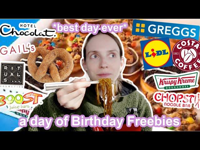 How much free stuff can I get on my birthday?!