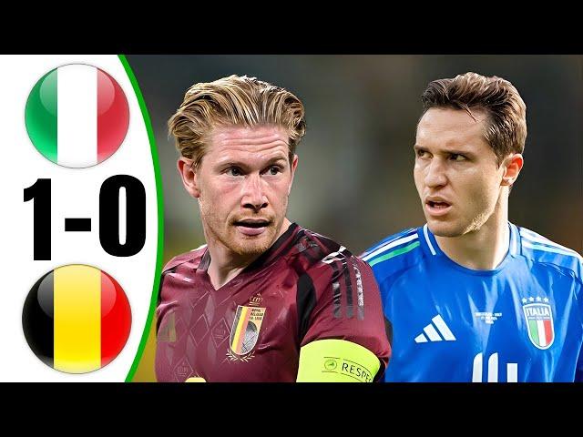 Italy vs Belgium 4-2 - All Goals & Highlights - 2024