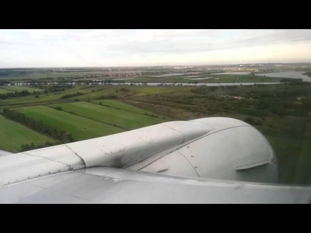 Посадка в аэропорту Жуковский / Zhukovsky Airport Landing (Belavia B2 971 MSQ-ZIA)