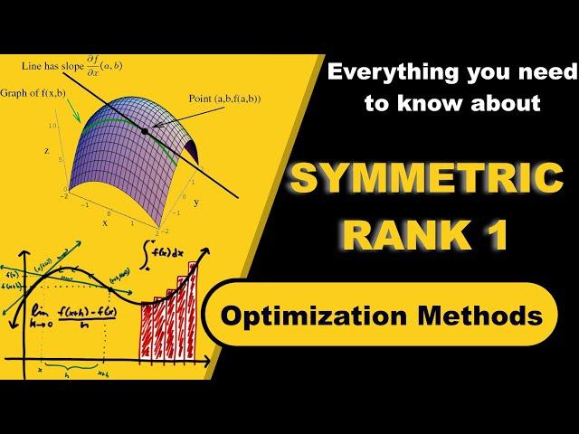 Symmetric Rank 1 | Exact Line Search | Theory and Python Code | Optimization Techniques #7