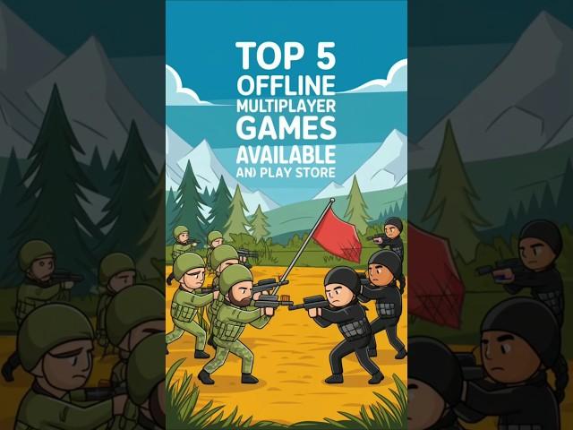 Top 5 hotspot Wi-Fi connecting games available on Play store #offlinegames #multiplayer #shorts