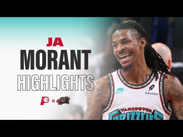 Ja Morant Highlights vs Indiana Pacers