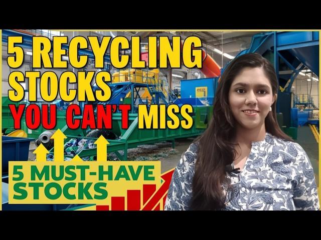 Best 5 Recycling Stocks in India | Battery | E-Waste | Water | Metal | Bottle Recycling Stocks