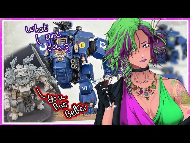 【Handcam】Converting a Black Templar Brutalis Dreadnaught!【Cupcake Conjuror】