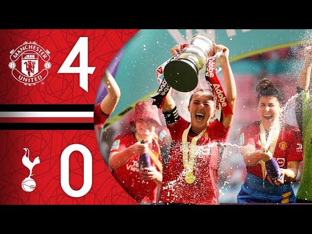 WOMEN'S FA CUP WINNERS!  | Man Utd 4-0 Spurs | Highlights