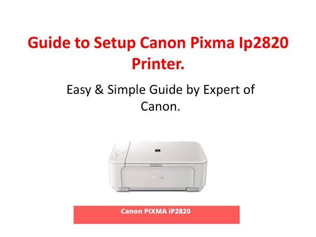 How to Setup Canon Pixma Ip2820 Printer | Canon pixma ip2820 Wireless Setup | Canon Pixma ip2820