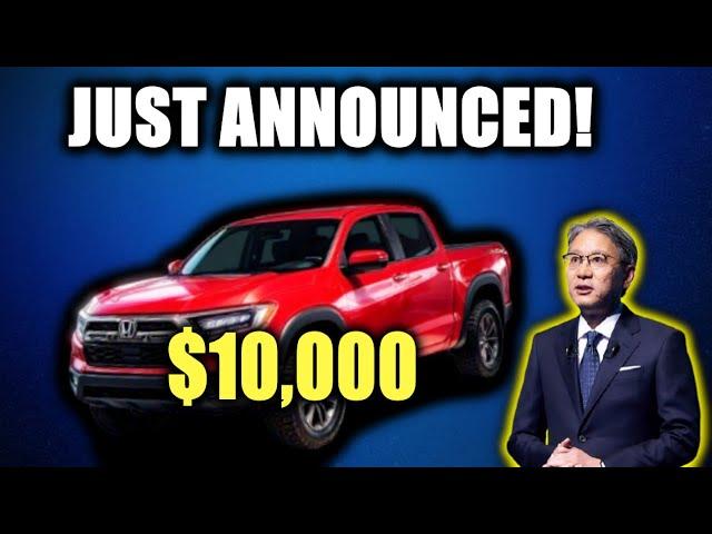 Honda’s $10,000 Pickup Truck Is HERE – The Truck Revolution Begins! NEW Announcement!!