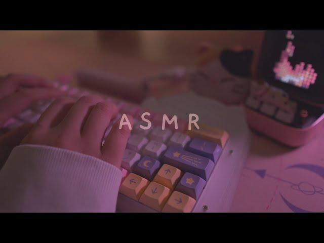 [Cozy ASMR ] typing on 9 different Keyboards (no mid-roll ads)