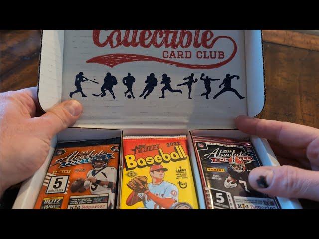 COLLECTIBLE CARD CLUB - 3 Sport Box Break