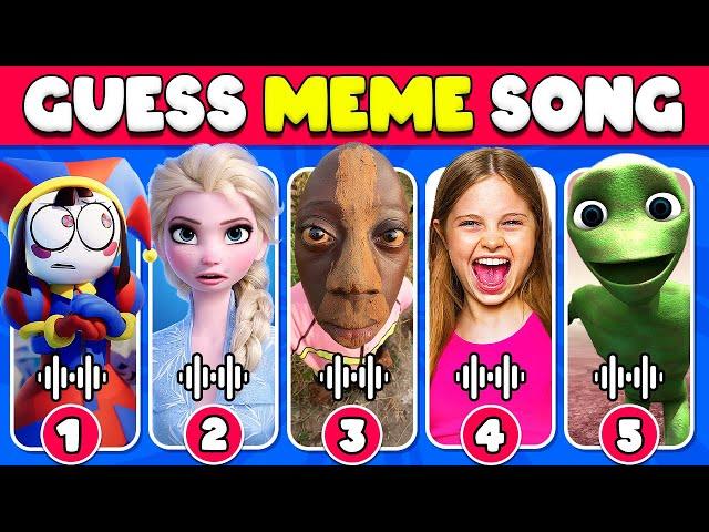 GUESS MEME & WHO'S SINGING| Lay Lay, King Ferran,Salish Matter,MrBeast,Elsa,Kung Fu Panda 4,Tenge