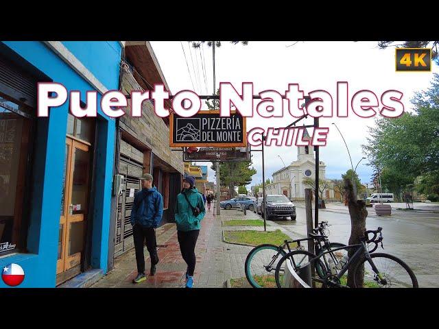 Puerto Natales, Chile  A Walk in Patagonia - Virtual Walking Tour 4K60fps