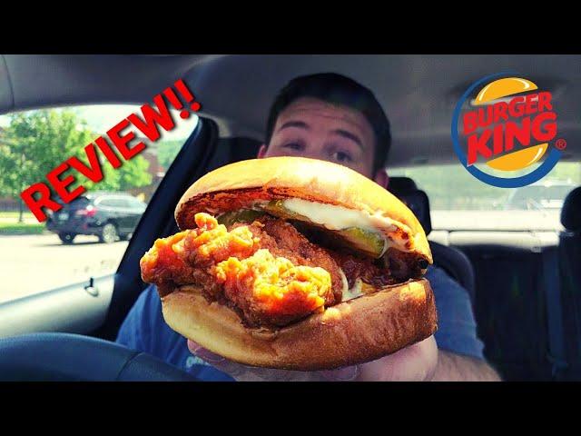 Spicy Hand-Breaded Crispy Chicken Sandwich Review! | BK, Hornell NY | Chicken Sandwich Review#16