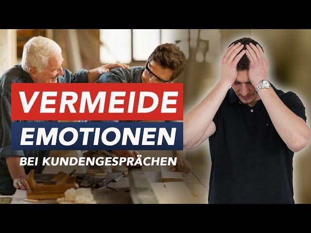 Gut verkaufen lernen: EMOTIONEN im Verkauf sorgen für MISSERFOLG oder ERFOLG !