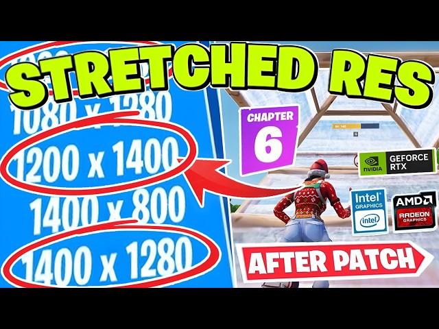 How To Get A STRETCHED RESOLUTION In Fortnite Chapter 6! (UPDATED 2025)