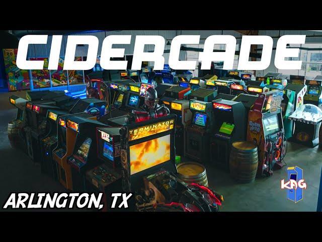 Cidercade Arlington Arcade Tour! (Sept 2024) | 300+ Games & Pinball Machines!