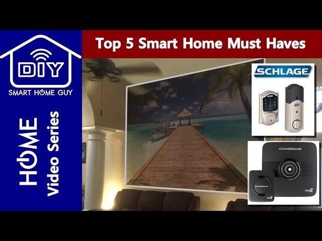 Top 5 Smart Home MUST Have Gadgets - Your DIY Home of the Future through Automation
