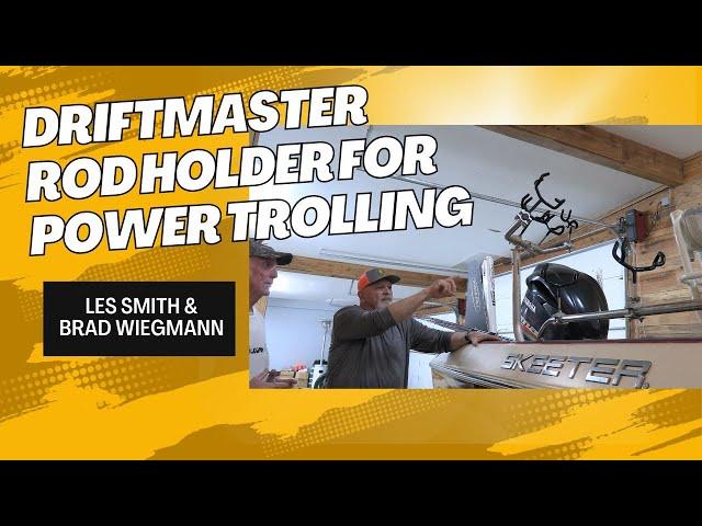 Power trolling for crappie legend Les Smith & Brad Wiegmann reveal Smith's Driftmaster rodholders