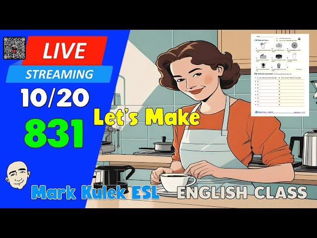 Uncountable Nouns | Live Stream English Class #831 with Mark Kulek ESL