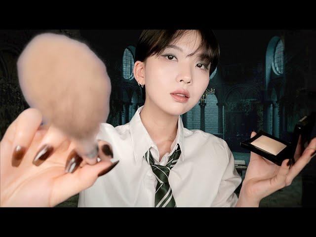 ASMR | The head of the Slytherin Does Your Makeup 