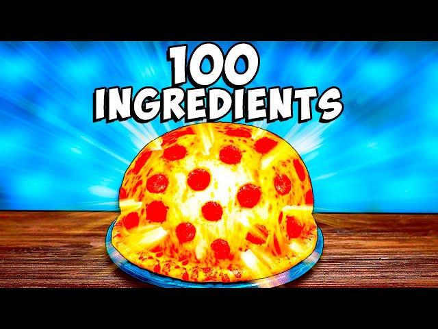 I Made a Pizza with 100 Ingredients by VANZAI