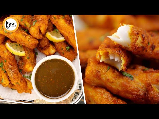 Restaurant Style Spicy Finger Fish Fry Recipe by Food Fusion