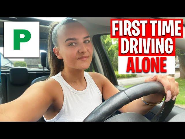 MY FIRST EVER DRIVE WITH ME! *driving alone*