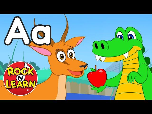 Animals ABC Phonics Song for Kids | Two Animals for Each Letter of the Alphabet | Rock ’N Learn