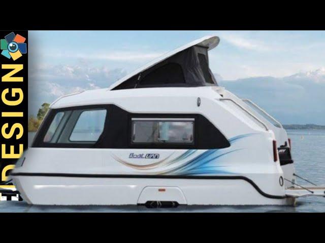 10 Camper Boats From Retro to Modern | Camper Boat Hybrid Favorites